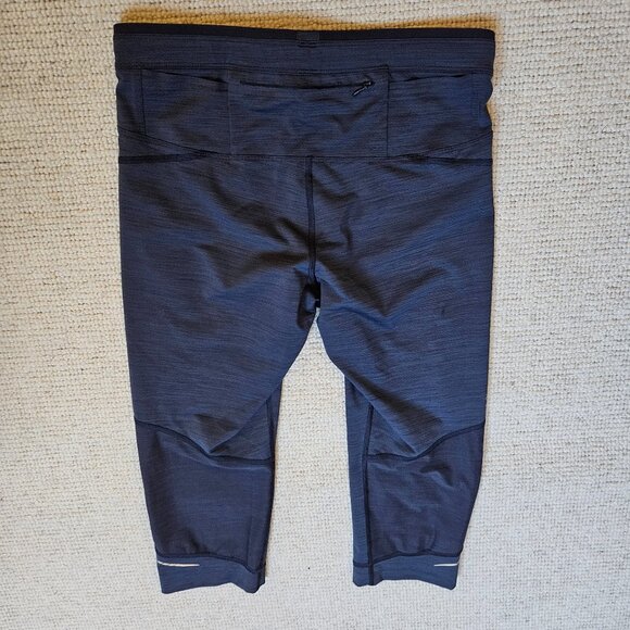 Arc'teryx Cropped Capri Leggings Blue Medium M - Workout Running small flaw(s) - Picture 6 of 9